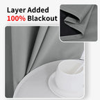 Custom Size 1Pc Hook 100% Blackout Curtains for Living Room Bedroom Thermal Insulated Waterproof Window Decor 창문커텐 Door Blinds