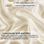 Mulberry Silk Bedding Set Luxury Natural 100% Silk Duvet Cover Set Bed Sheet Pillowcase Single Double Bedsheet King Queen Size