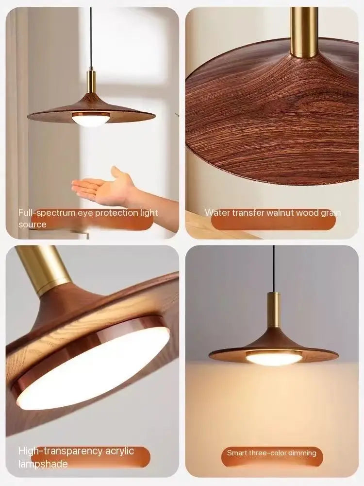 Walnut Chandelier