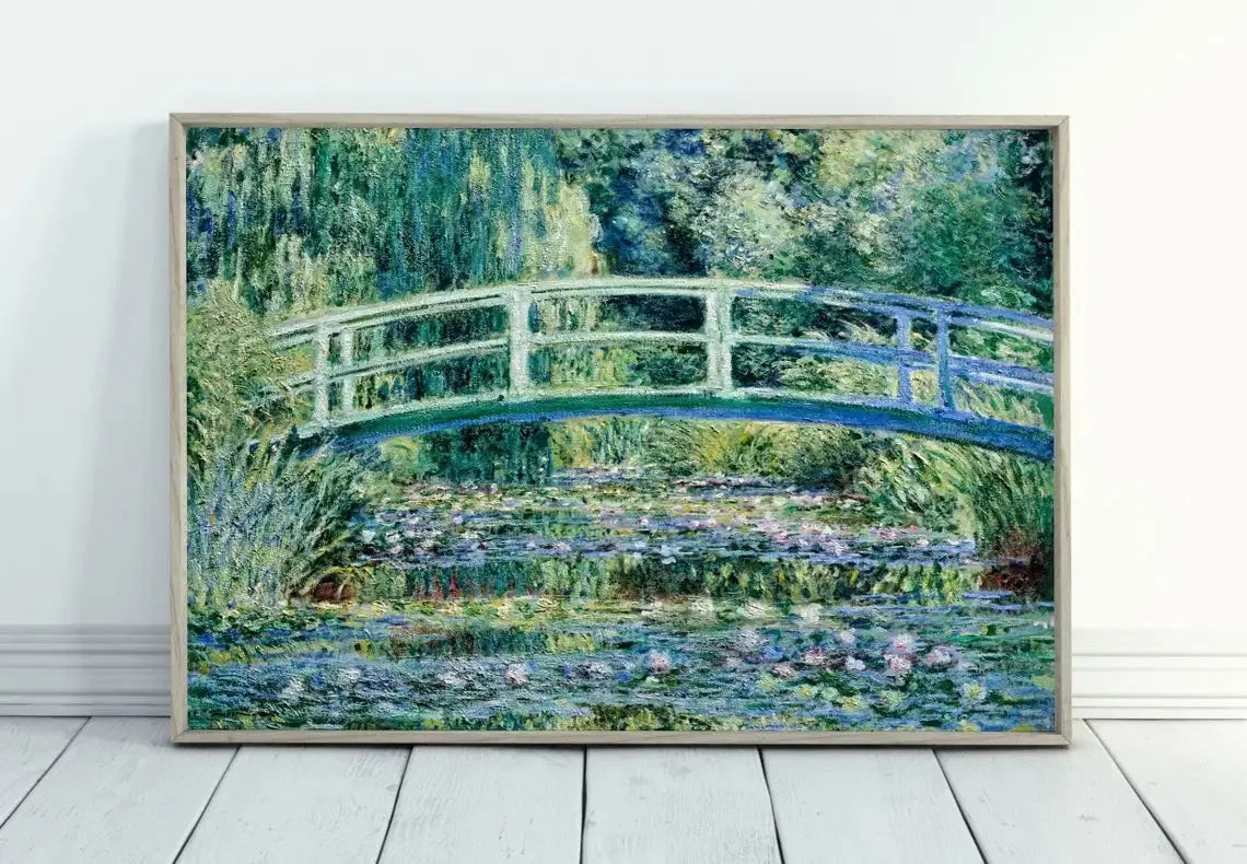 Impressionist Garden Landscape Canvas Print