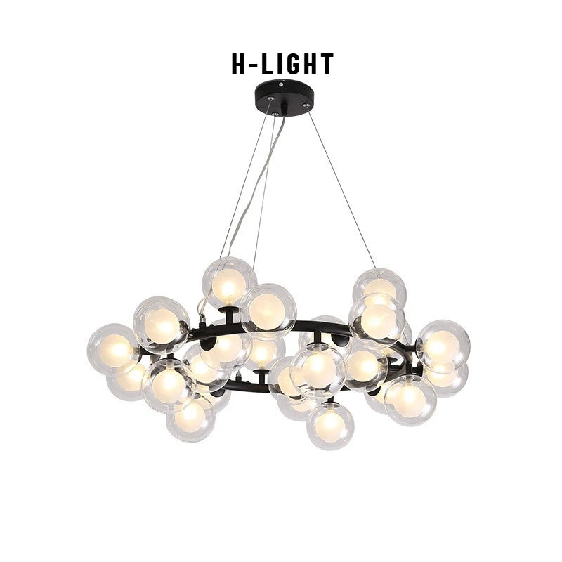 Glass LED Chandelier