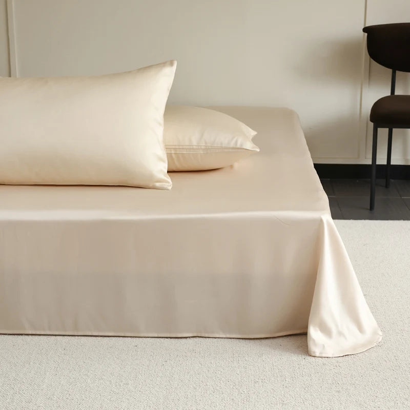 100% Silk Bed Sheet Set Luxury Mulberry Silk Bedding Sets Twin Full Double Queen King Size Fitted Sheet Flat Sheet Pillowcase