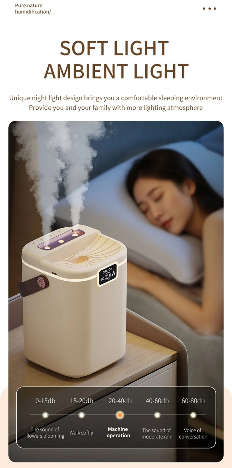 2L Triple-Nozzle Ultrasonic Humidifier