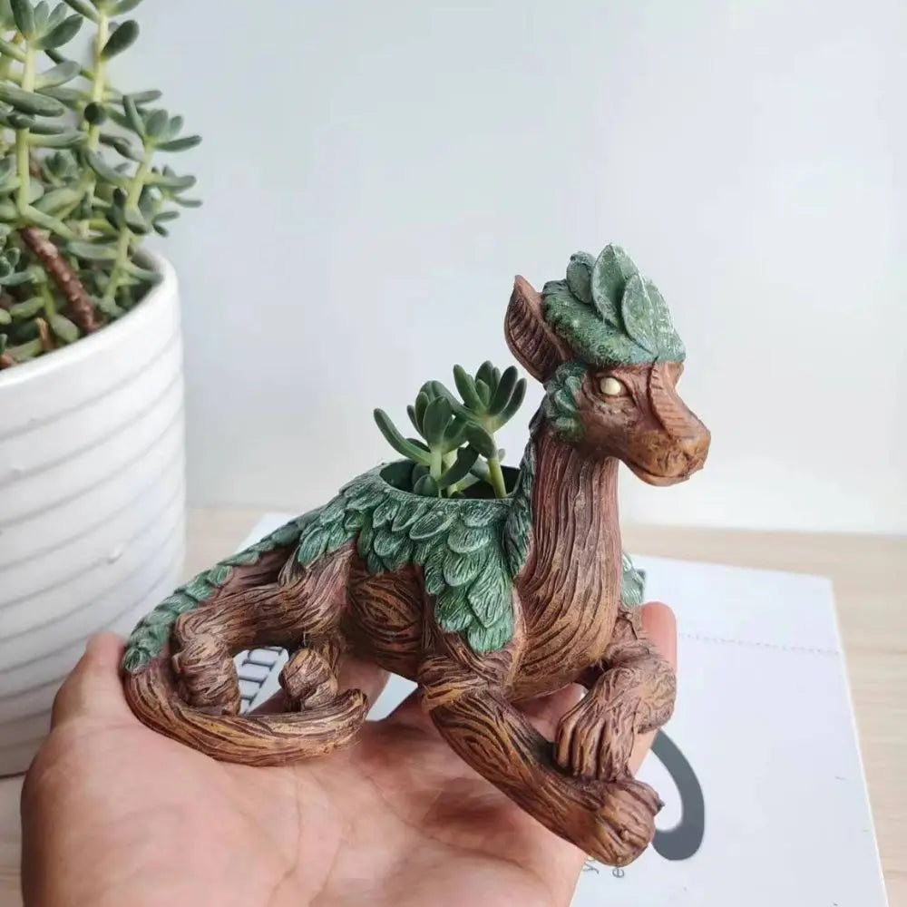 Dragon Resin Outdoor Planter
