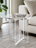 Transparent Tea Table in use