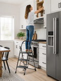 VEVOR Step Stool in use