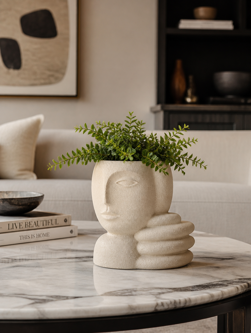 Sculptural Art Planter lifestyle photo 1