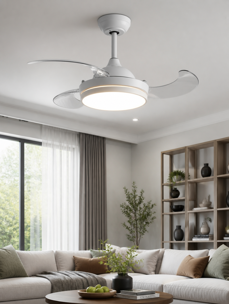 WESTMERE WhisperDC Ceiling Fan in living space