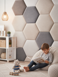 WESTMERE HexPad 3D Wall Panels in modern nursery