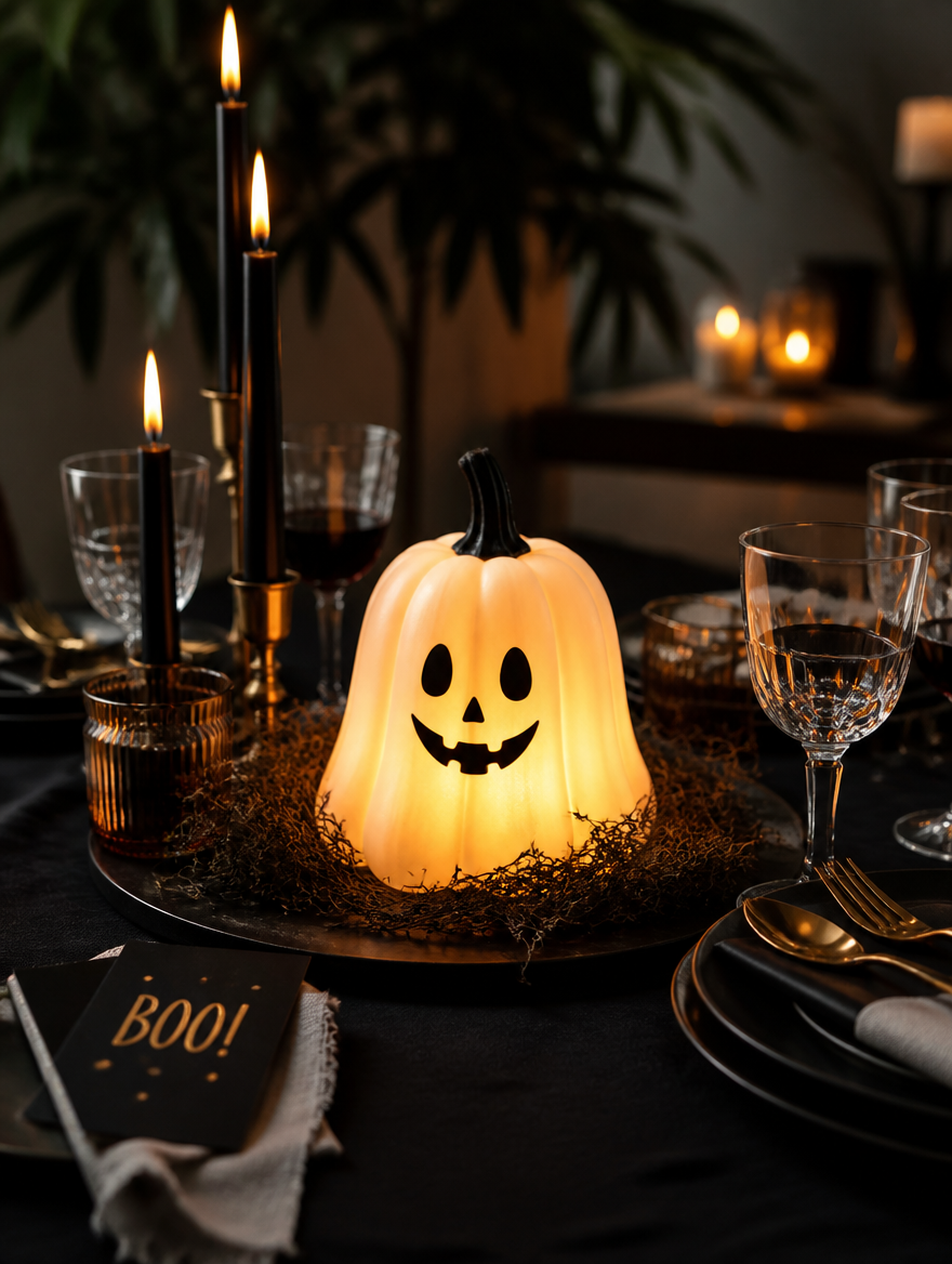 WESTMERE SpookGlow Halloween Lantern on party table