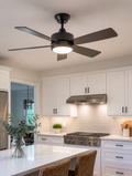 WESTMERE SocketBreeze E27 Fan Light in kitchen
