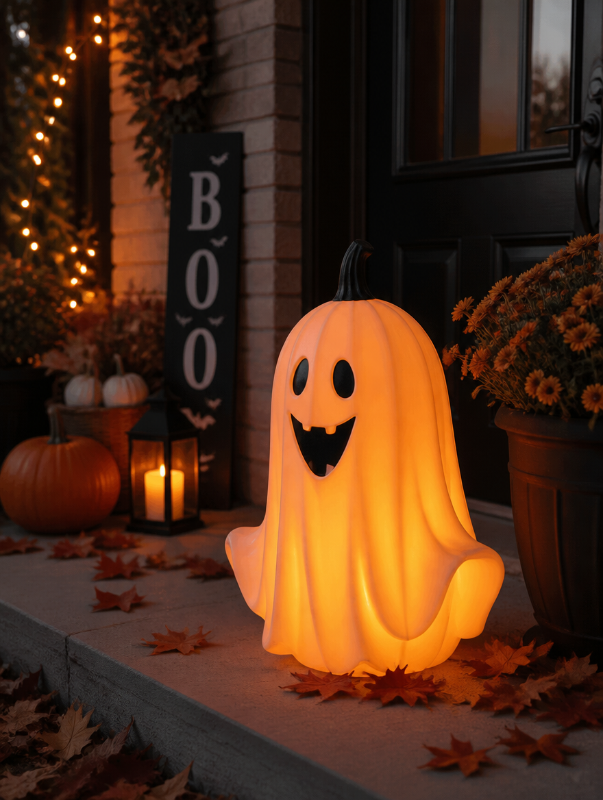 WESTMERE SpookGlow Halloween Lantern on porch