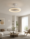 WESTMERE StealthAir Enclosed Fan Light in a Nordic living room