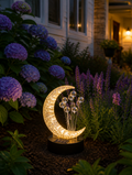 WESTMERE MoonGlow Solar Ground Light in garden