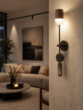 WESTMERE LuxeGlow Crystal Wall Sconce in elegant living room