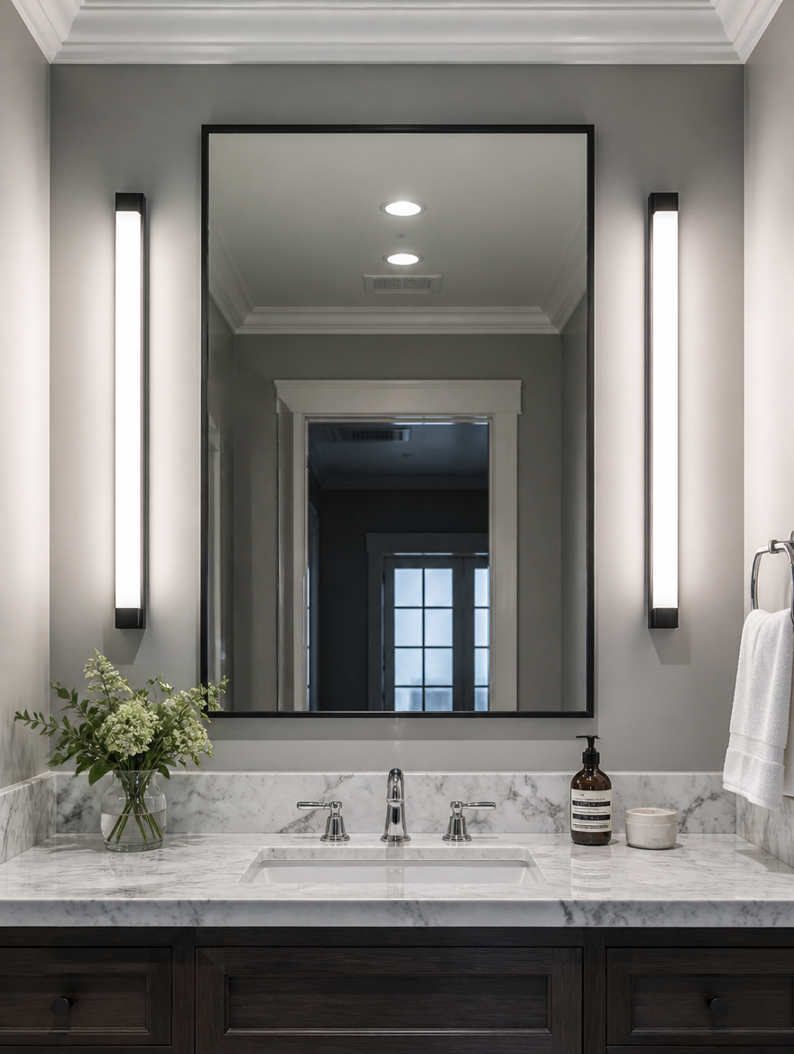 Modern IP65 LED Long Wall Lamp - Warm evening glow