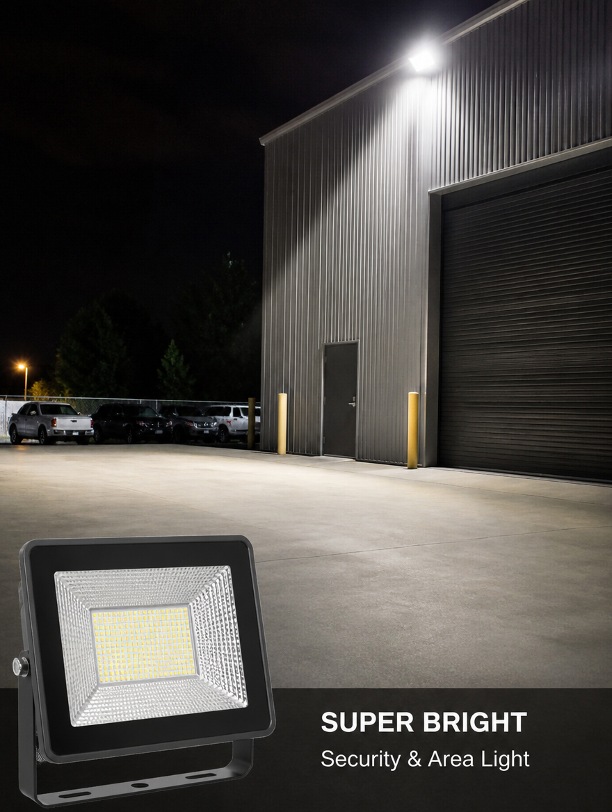 DC12V LED Flood Light - Commercial building exterior