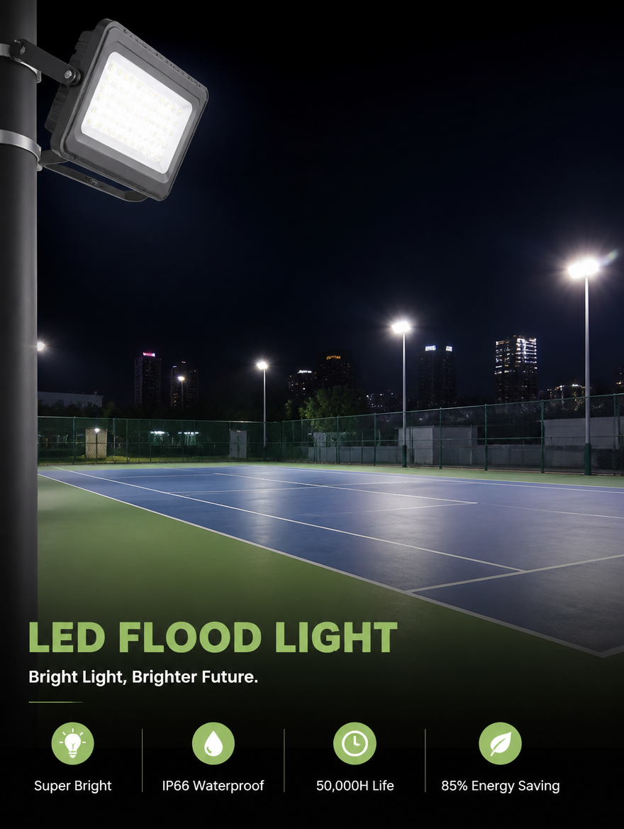 DC12V LED Flood Light - Sports court illumination