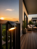 Solar Wall Light - Balcony sunset glow