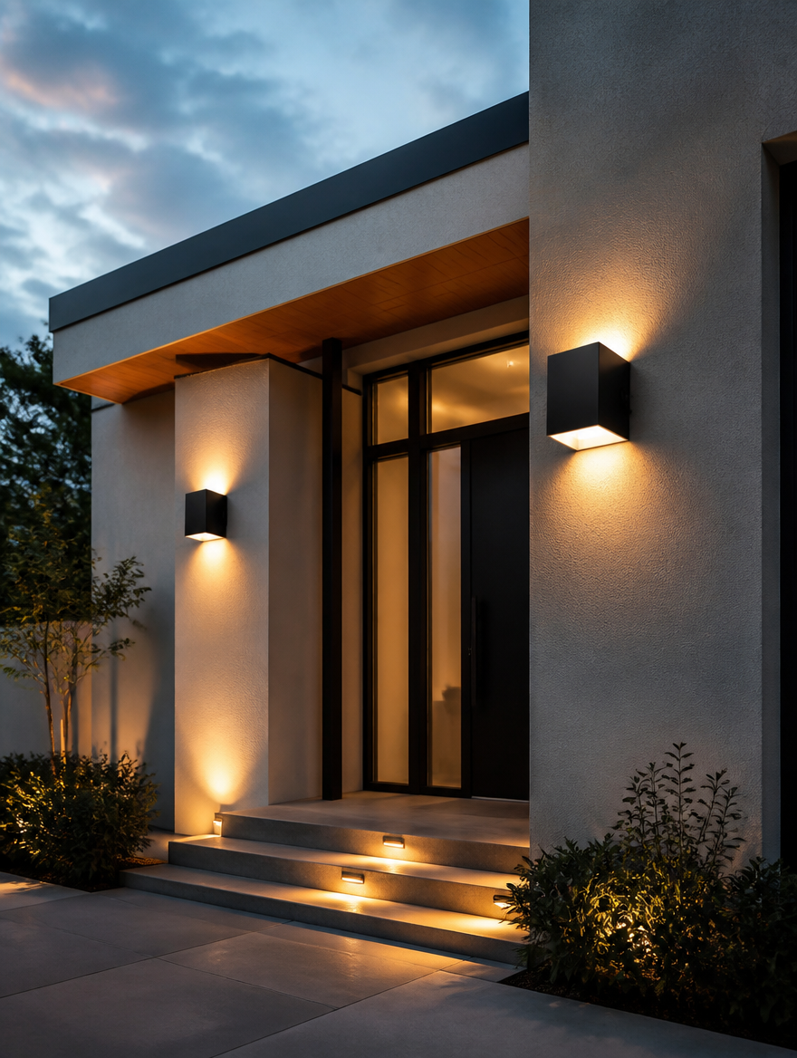 PrismGlow G9 LED Wall Light contemporary space