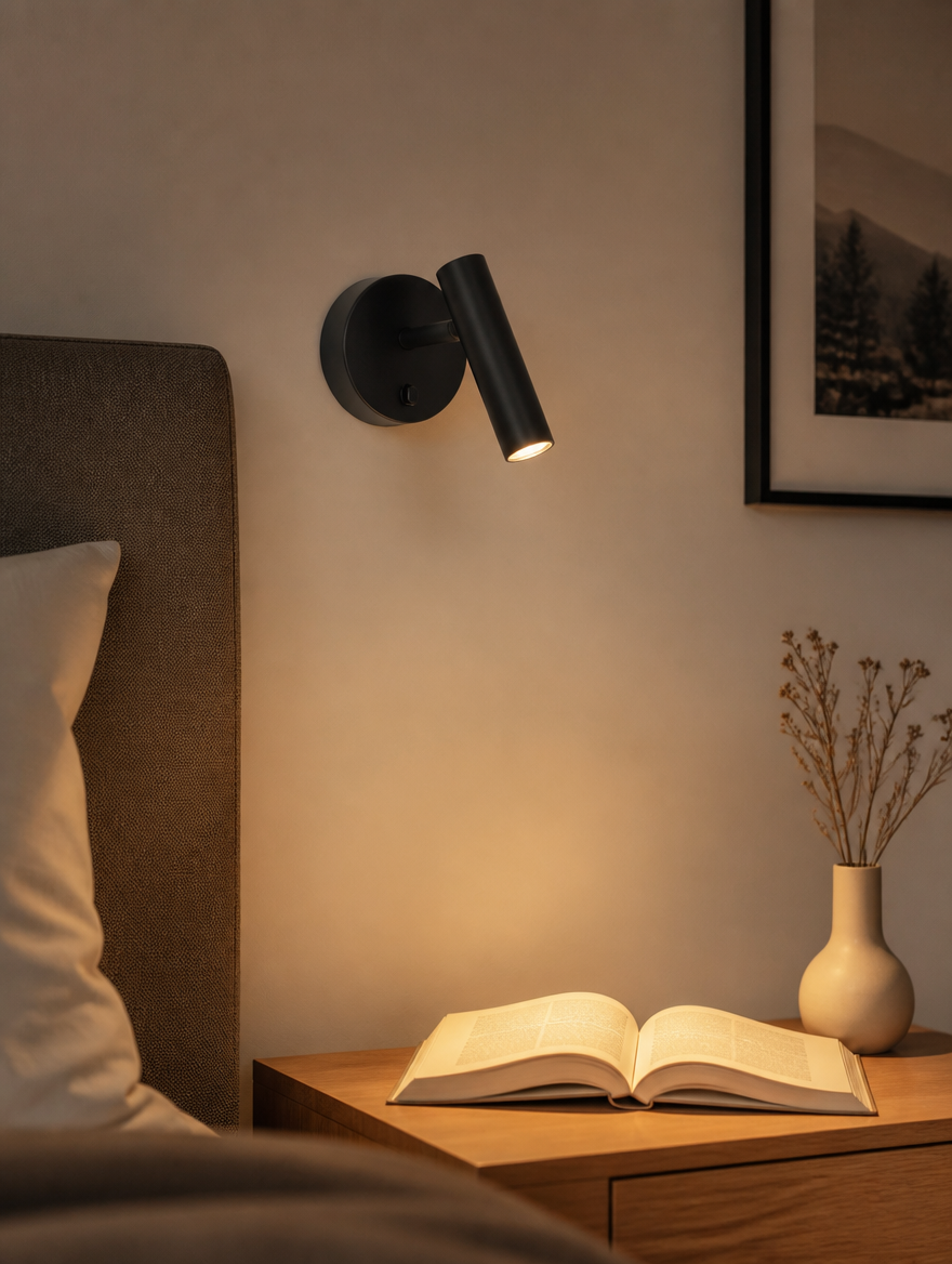 NordicRead LED Wall Sconce in modern living room