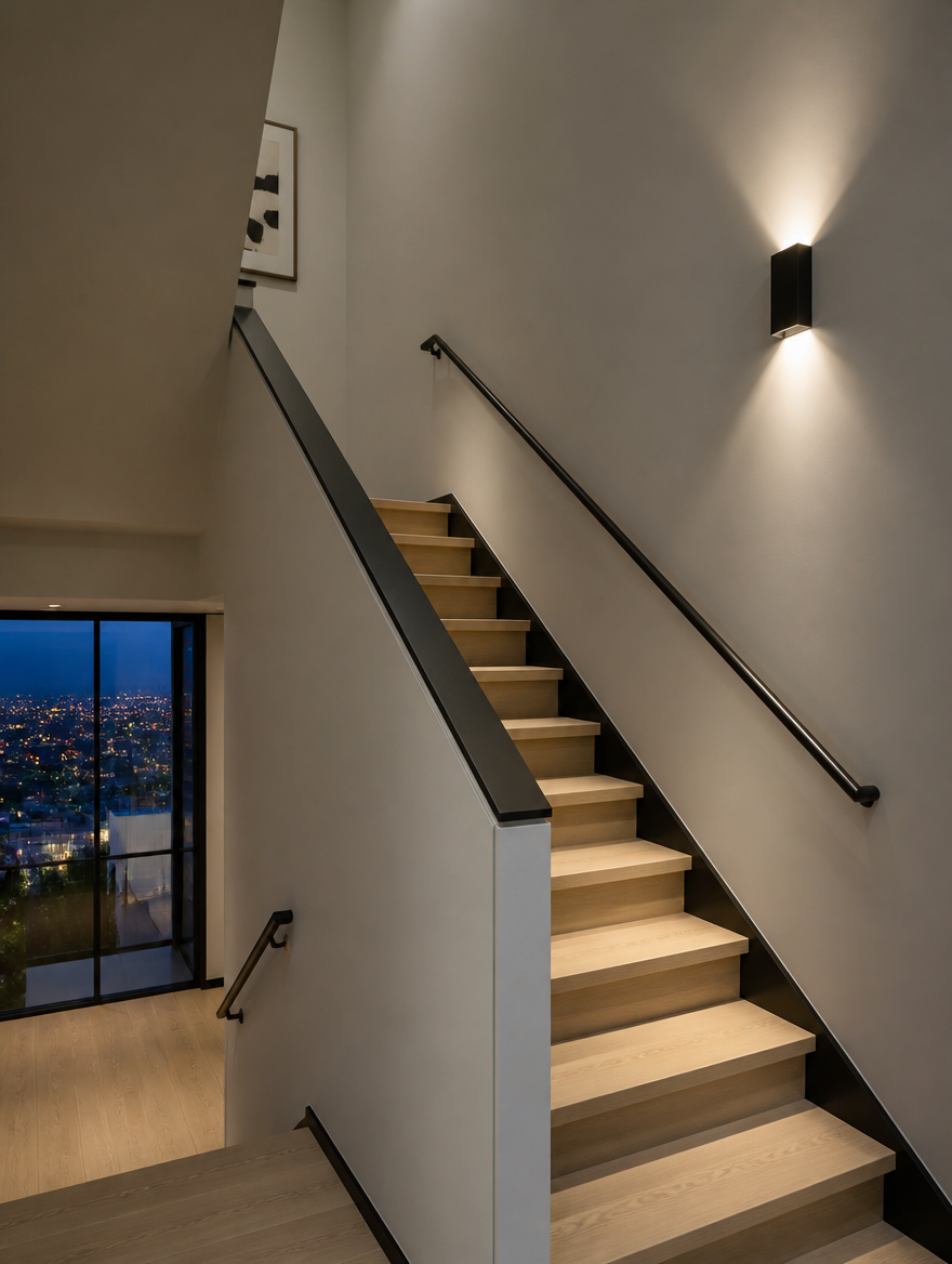 DuoBeam LED Up Down Wall Light staircase