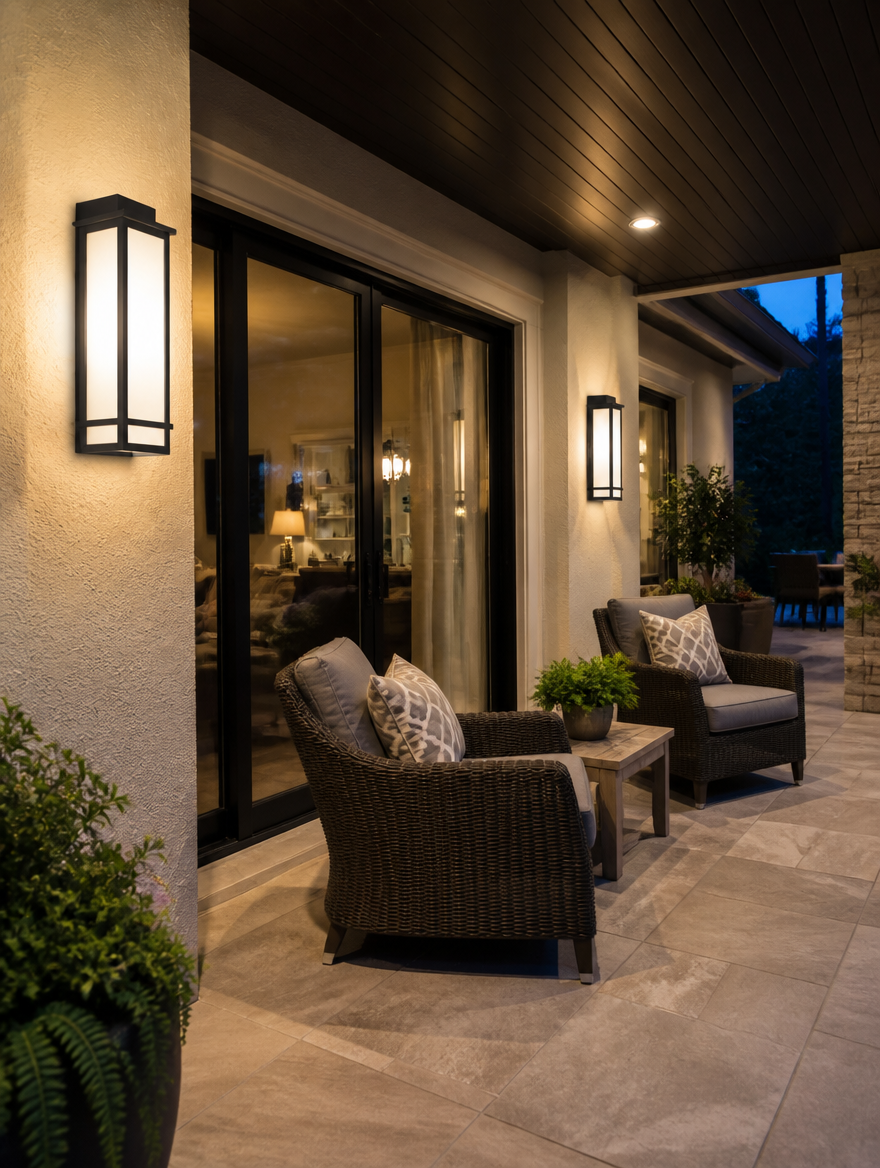 FacadeGlow E27 Outdoor Wall Light patio