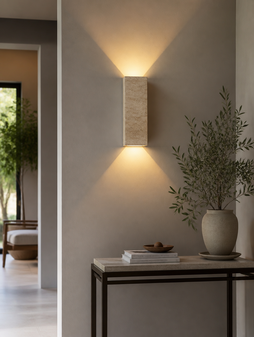 TraverStone Wabi Sabi Wall Sconce entryway