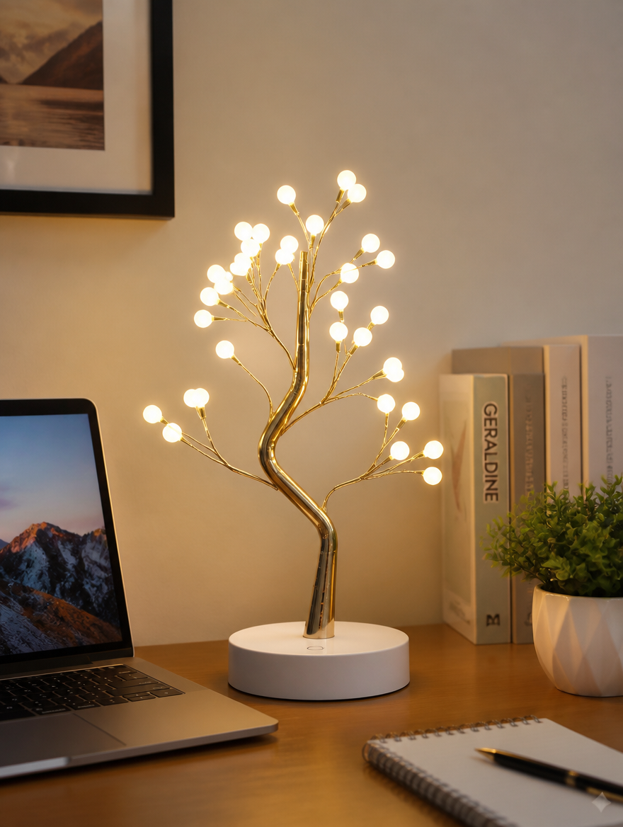 LuxTouch LED Table Lamp on office desk