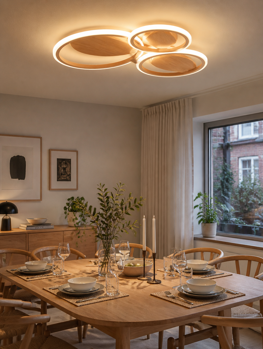 NordicVault LED Ceiling Light in dining room