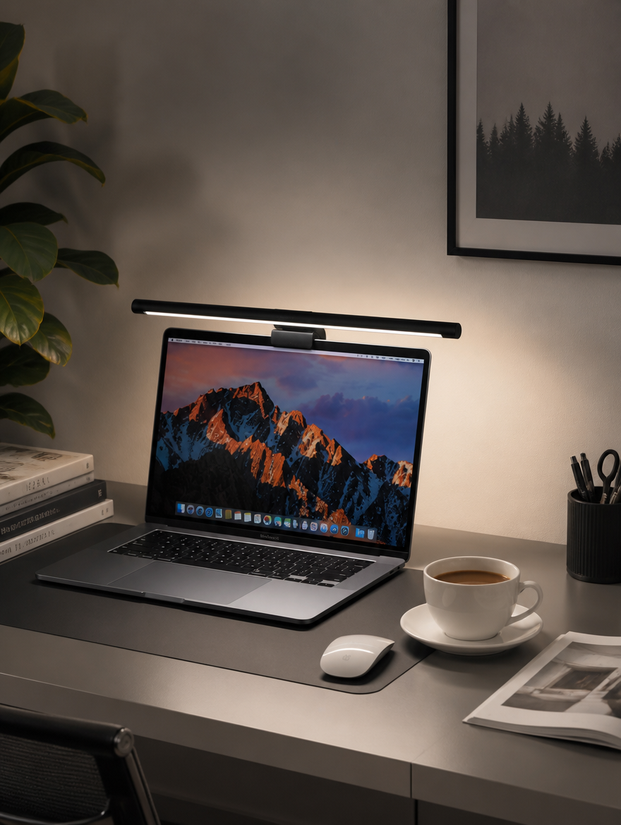 LumiBar LED Monitor Light minimalist desk