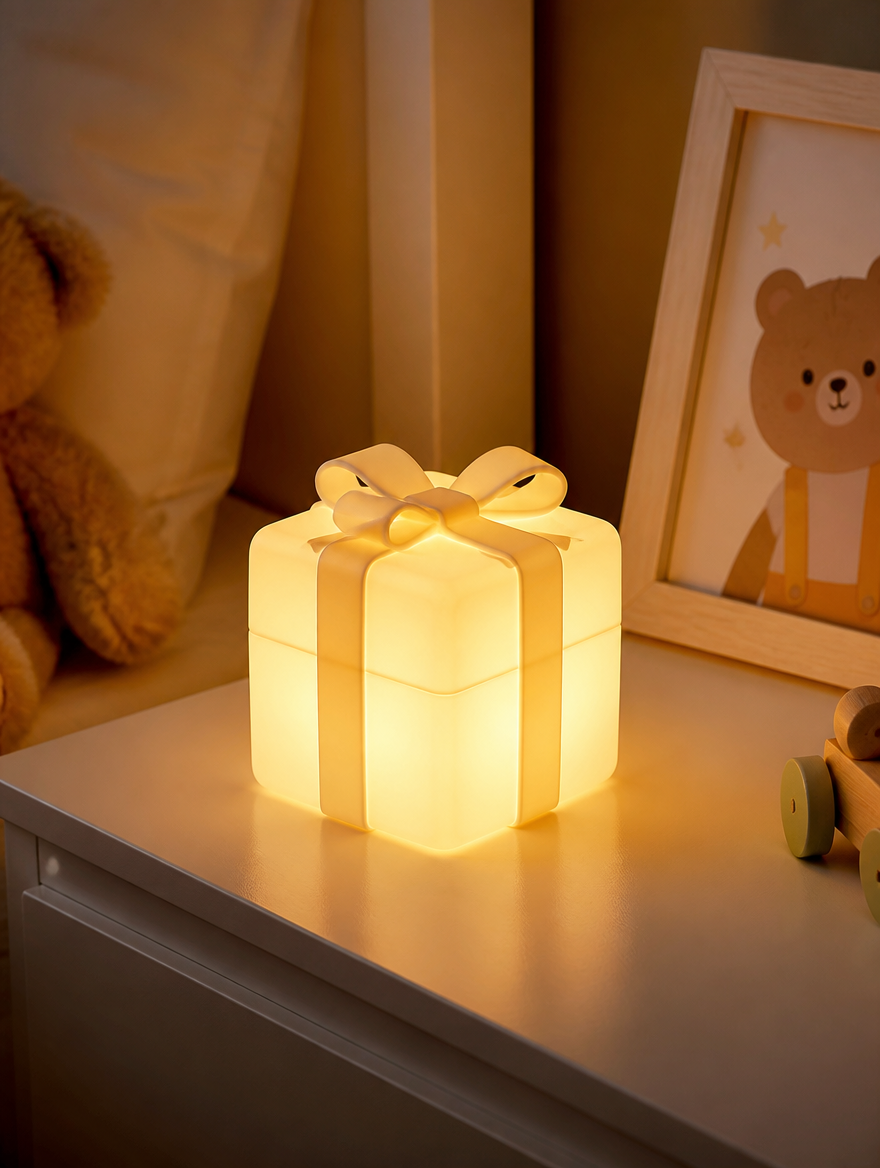 MiniGlow Nordic Atmosphere Lamp on nightstand
