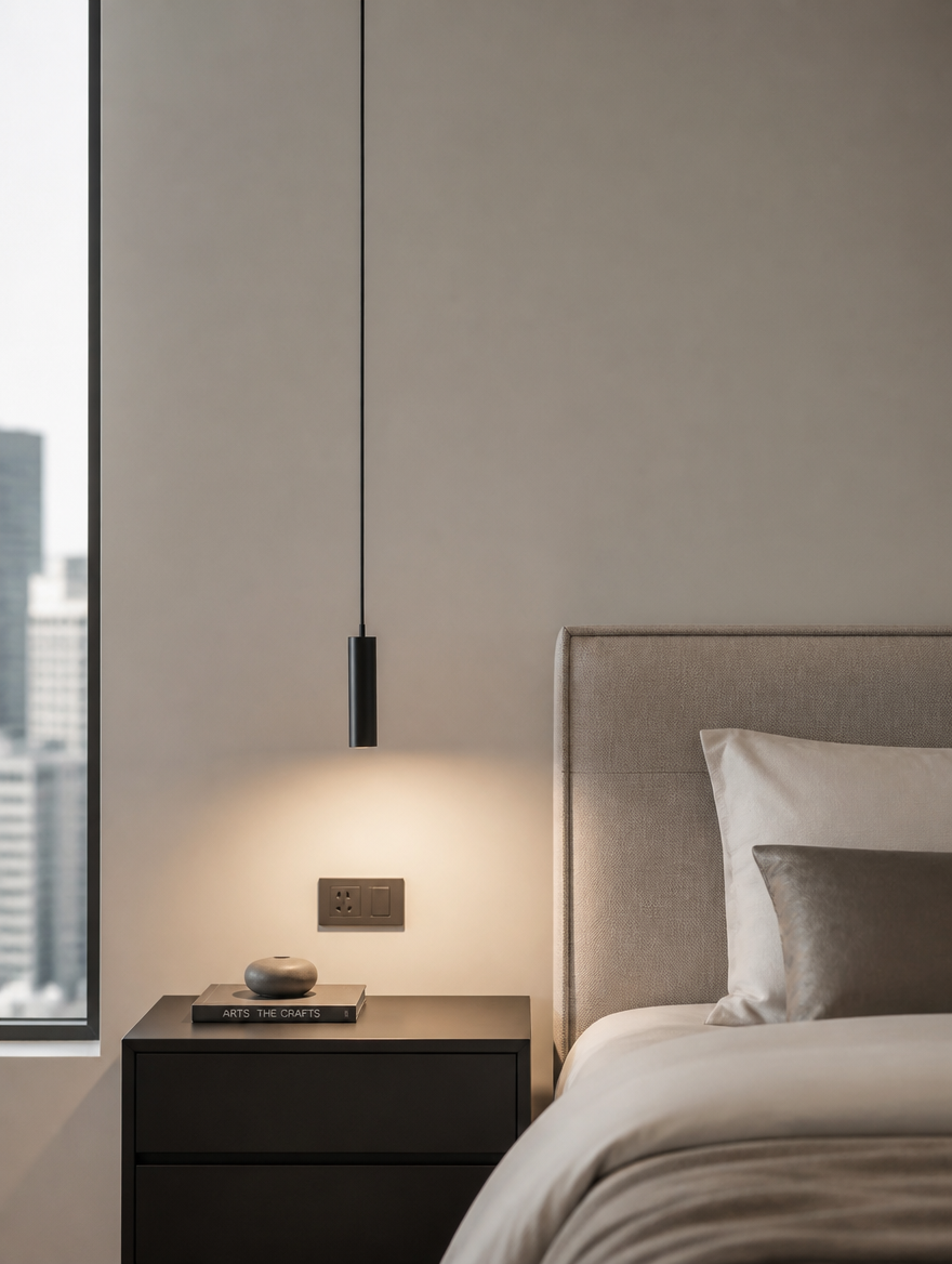 SlimArc Pendant Light in modern room