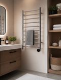 Stainless Steel Electric Towel Rack Temperature&Time Control Smart Heated Towel Rail Towel Warmer 600*450*100mm 110V/220V