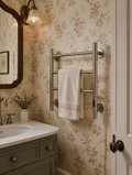 Electric Towel Rack 304 Stainless Steel 45°C Constant Temperature Heated Drying Towel Bar 540*450*120(mm) 110V/220V Waterproof