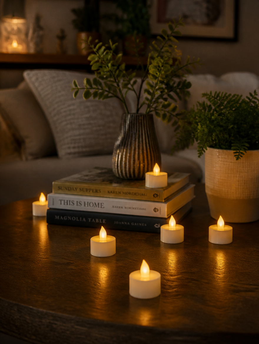 Rechargeable Candle Lamp With Remote Control LED Candles For Room Decor Birthday Home Decor Festival Decoration Flameless Candle