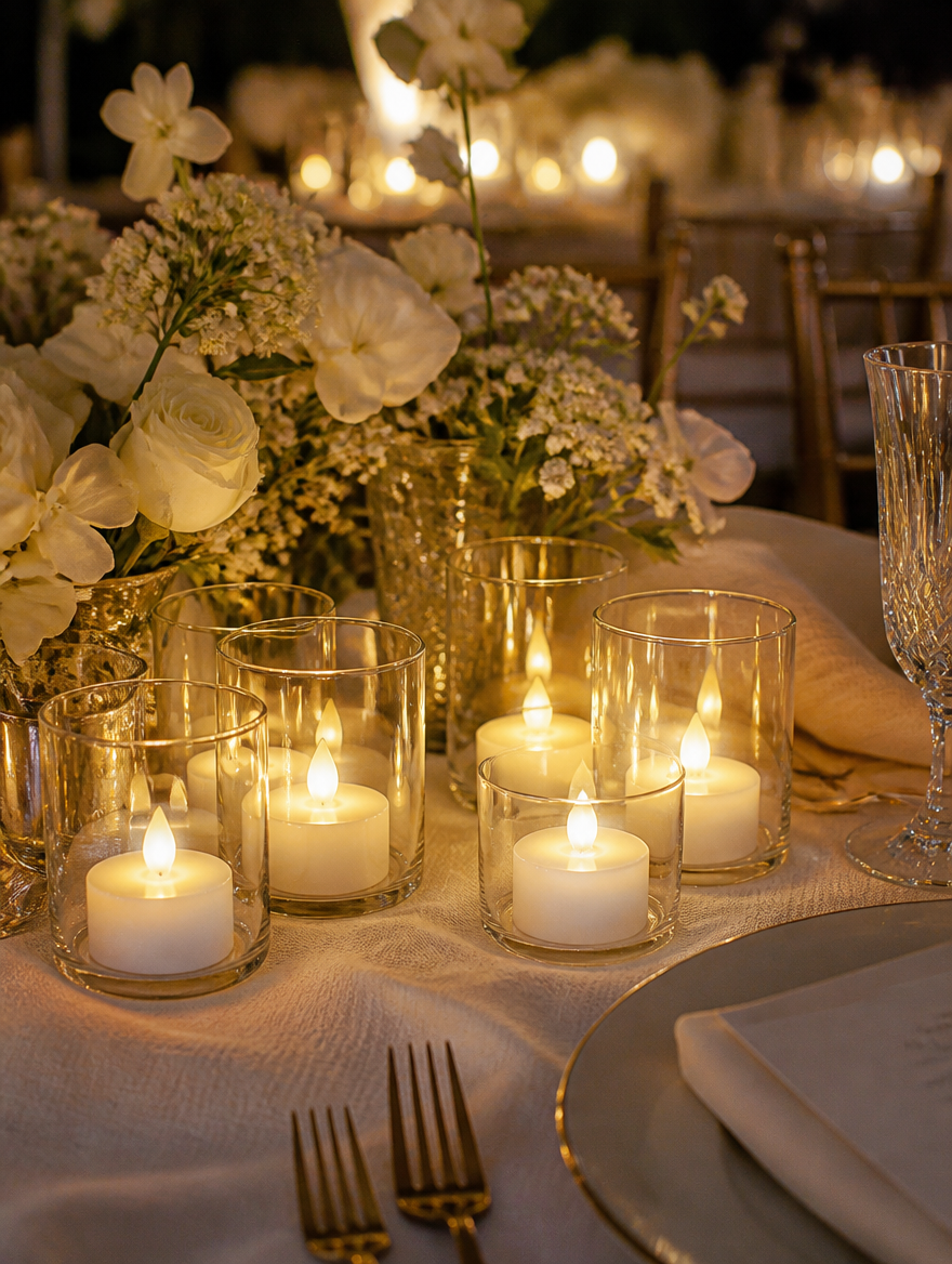 Rechargeable Candle Lamp With Remote Control LED Candles For Room Decor Birthday Home Decor Festival Decoration Flameless Candle