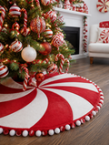 90/120cm Christmas Tree Skirt Mat Christmas Tree Foot Cover Santa Claus Snowflake Christmas Tree Carpet Base Mat Decorations