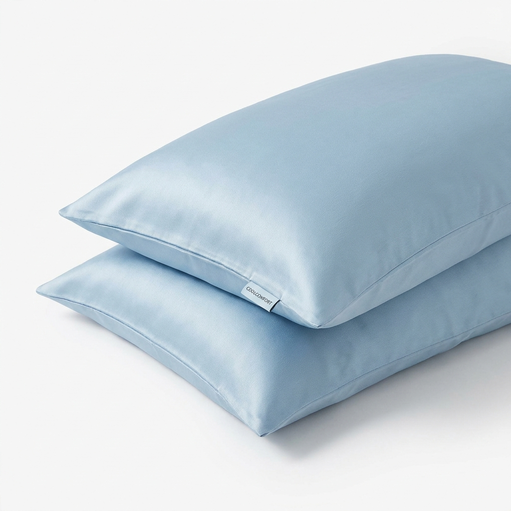 Summer Cooling Ice Silk Pillowcase
