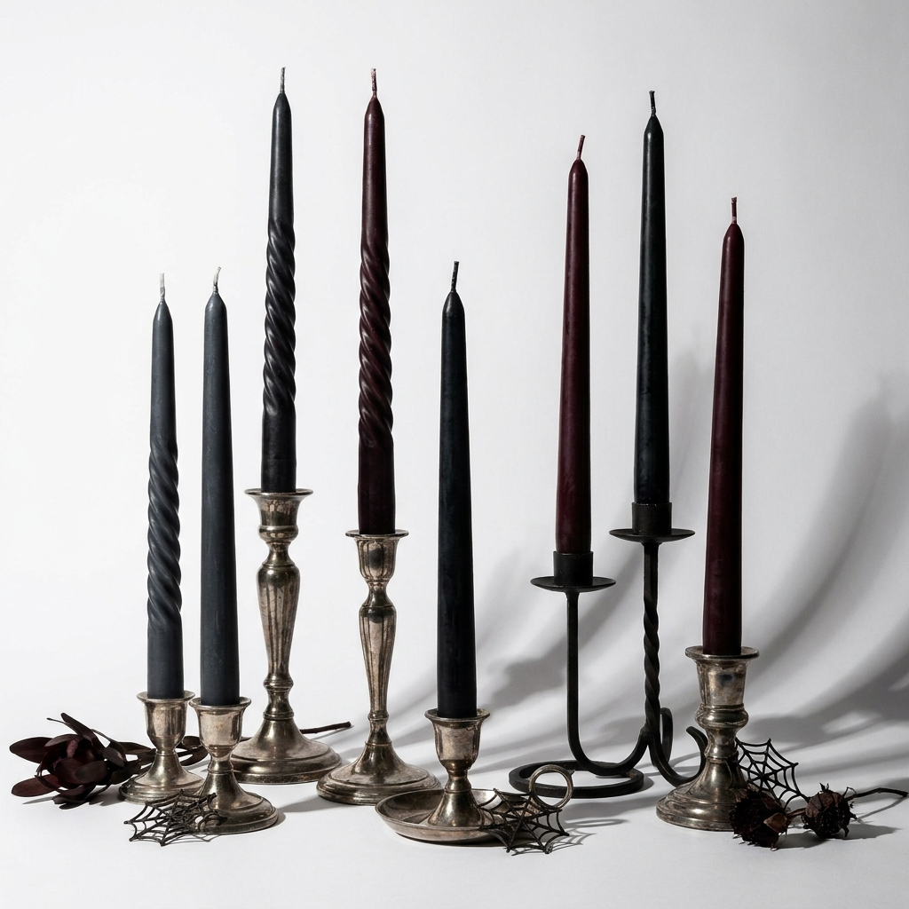 Halloween Scented Candles Long Stick Gothic