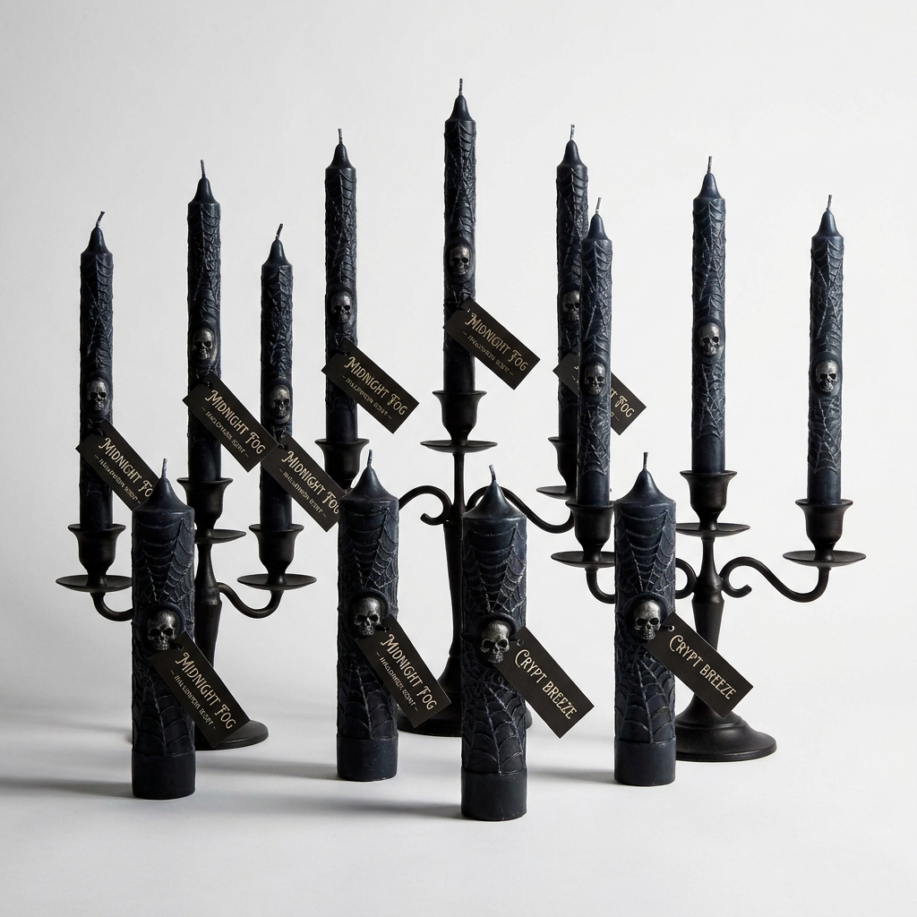 Halloween Scented Candles Long Stick Gothic