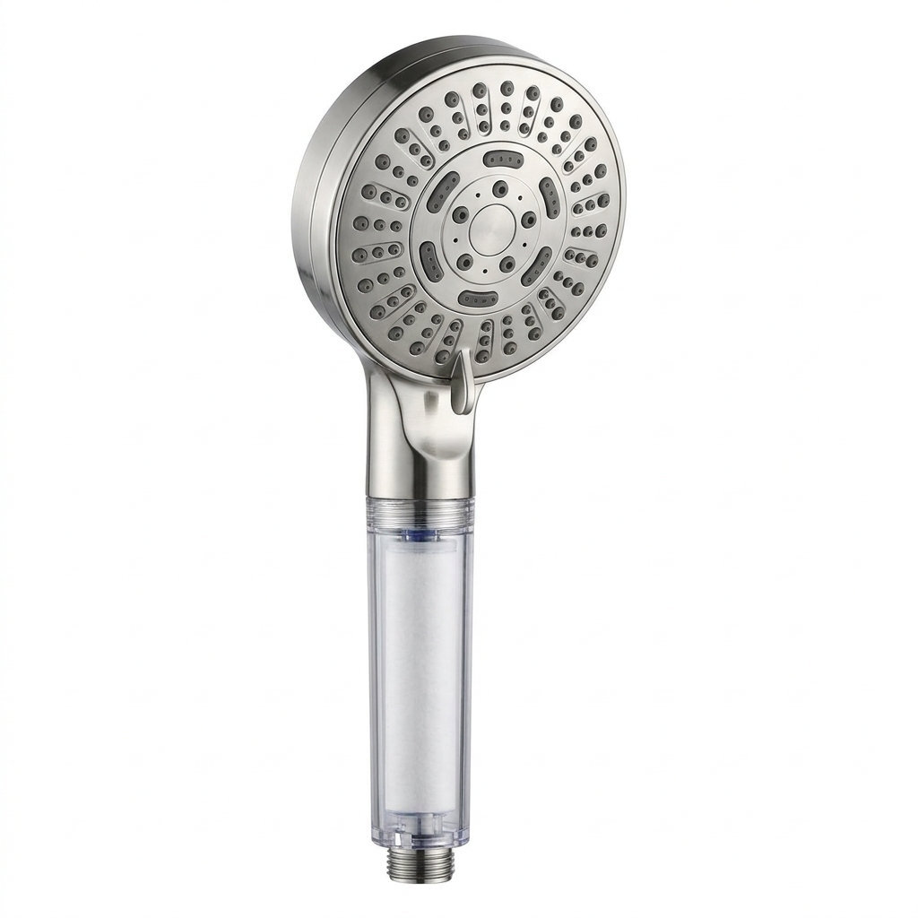 Filtered Supercharged Shower Head