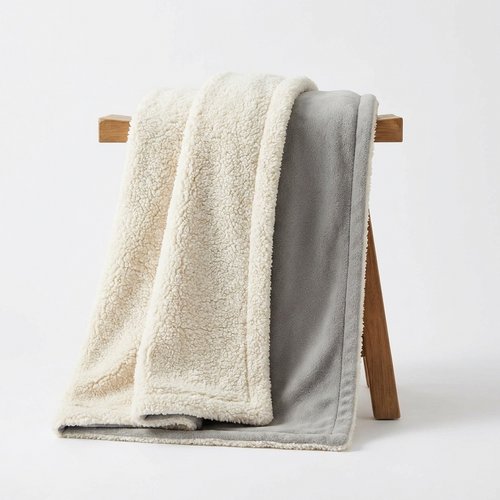 5 lb Reversible Twin Sherpa Blanket