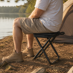 Multifunctional Outdoor Portable Folding Chair in use – WESTMERE lifestyle photo