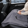 12V Cars Electric Blanket Heating Level Heated Travel Blanket for Car Outdoor Traveling Camping Pad 70x180cm/120x150cm/50x150cm shown in a realistic lifestyle setting